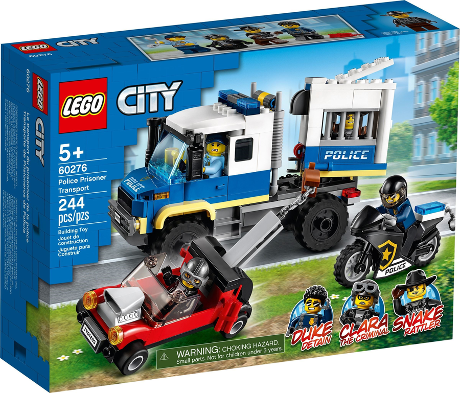 Lego city 60276 - trasporto dei prigionieri della polizia