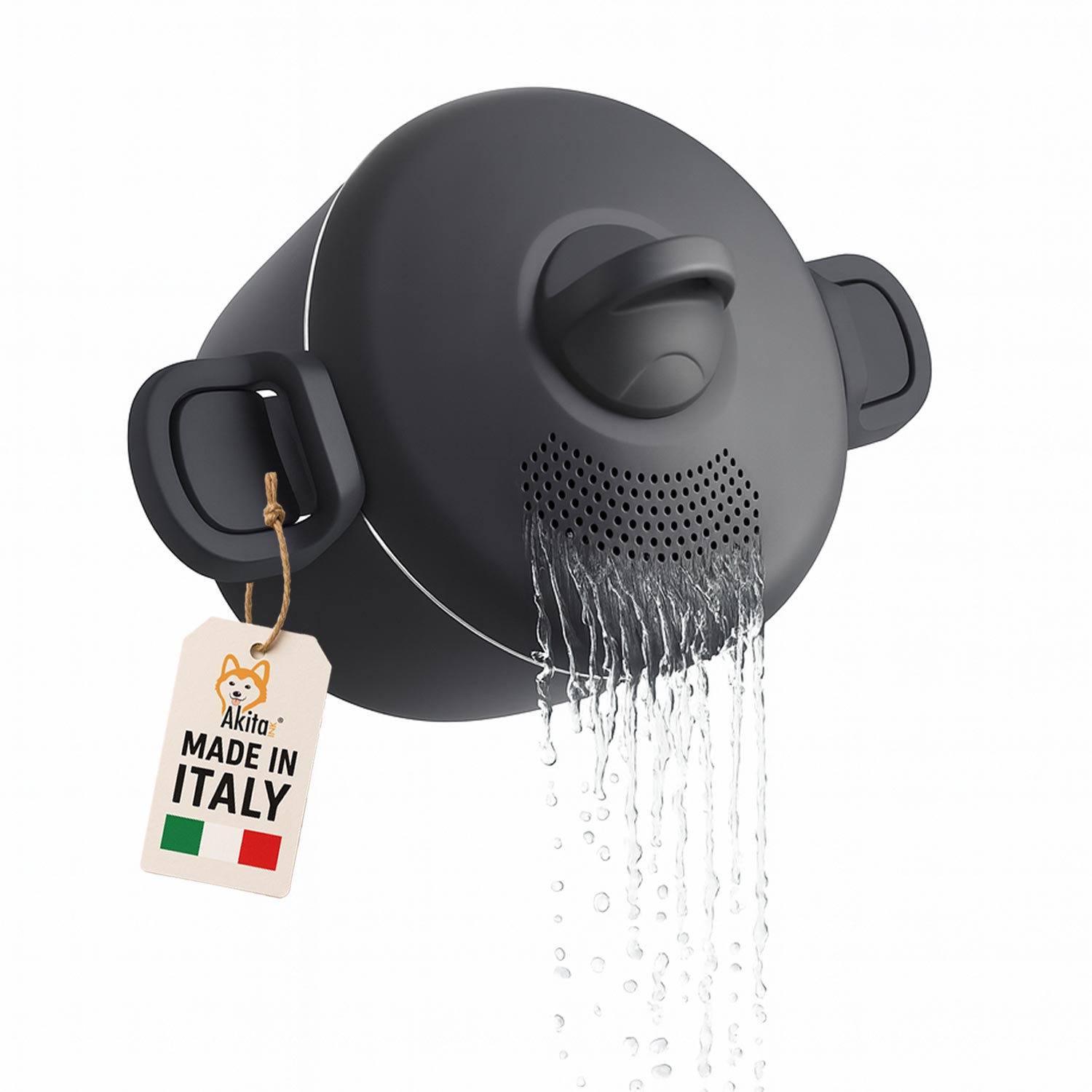 Pentola 22cm 5l scolapasta integrato scoli' antiaderente.