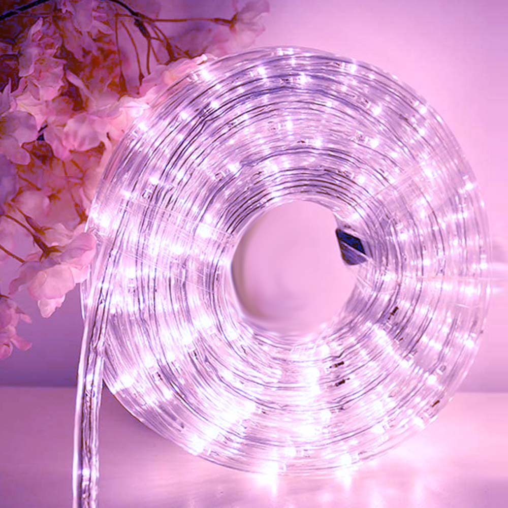 Tubo luci Led per addobbi di natale 30m bianco freddo ideale per Interno Esterno foto 3