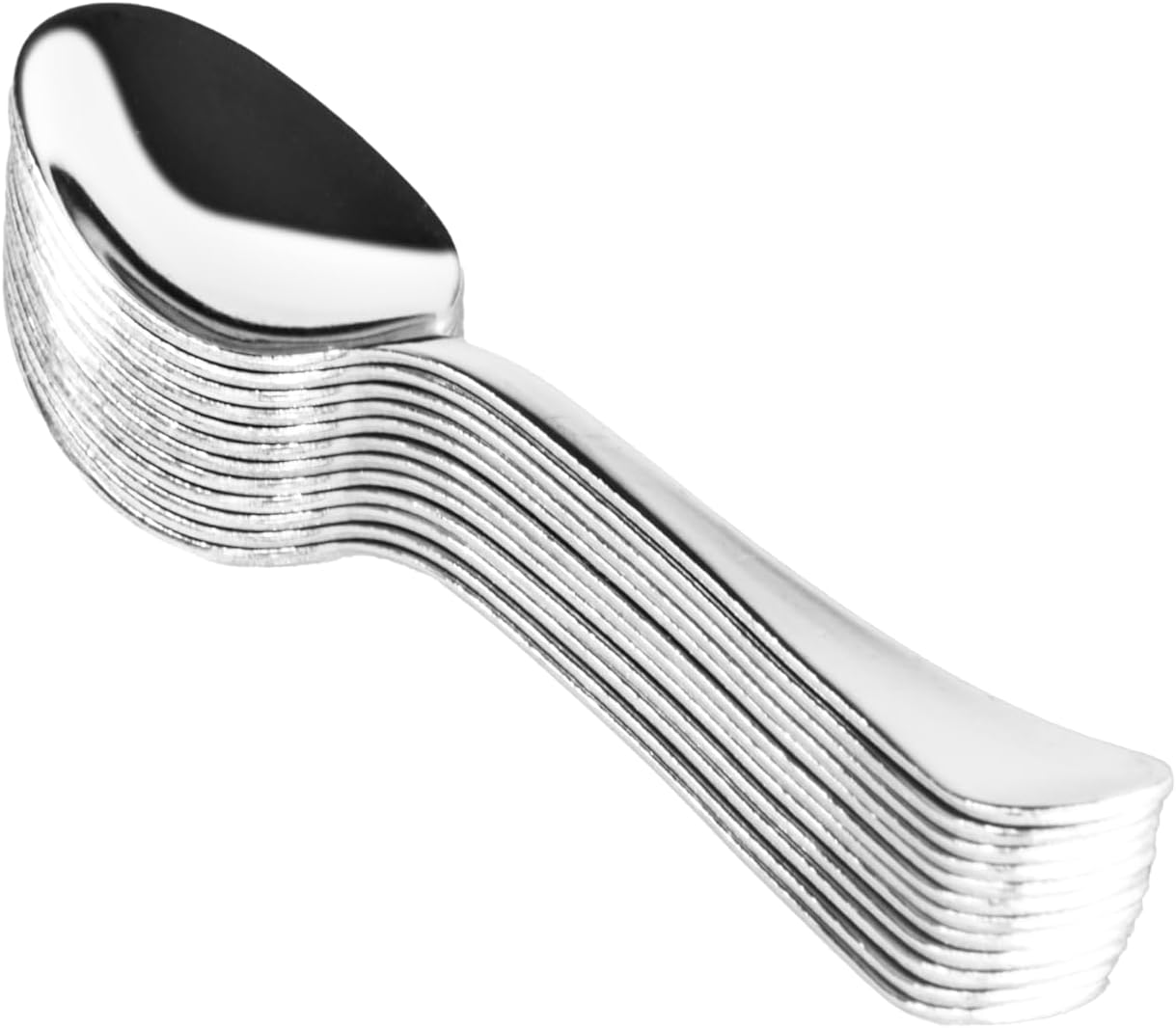 Zanetti Set 12 Cucchiaini Moka Boston Acciaio Inox 18-C foto 3