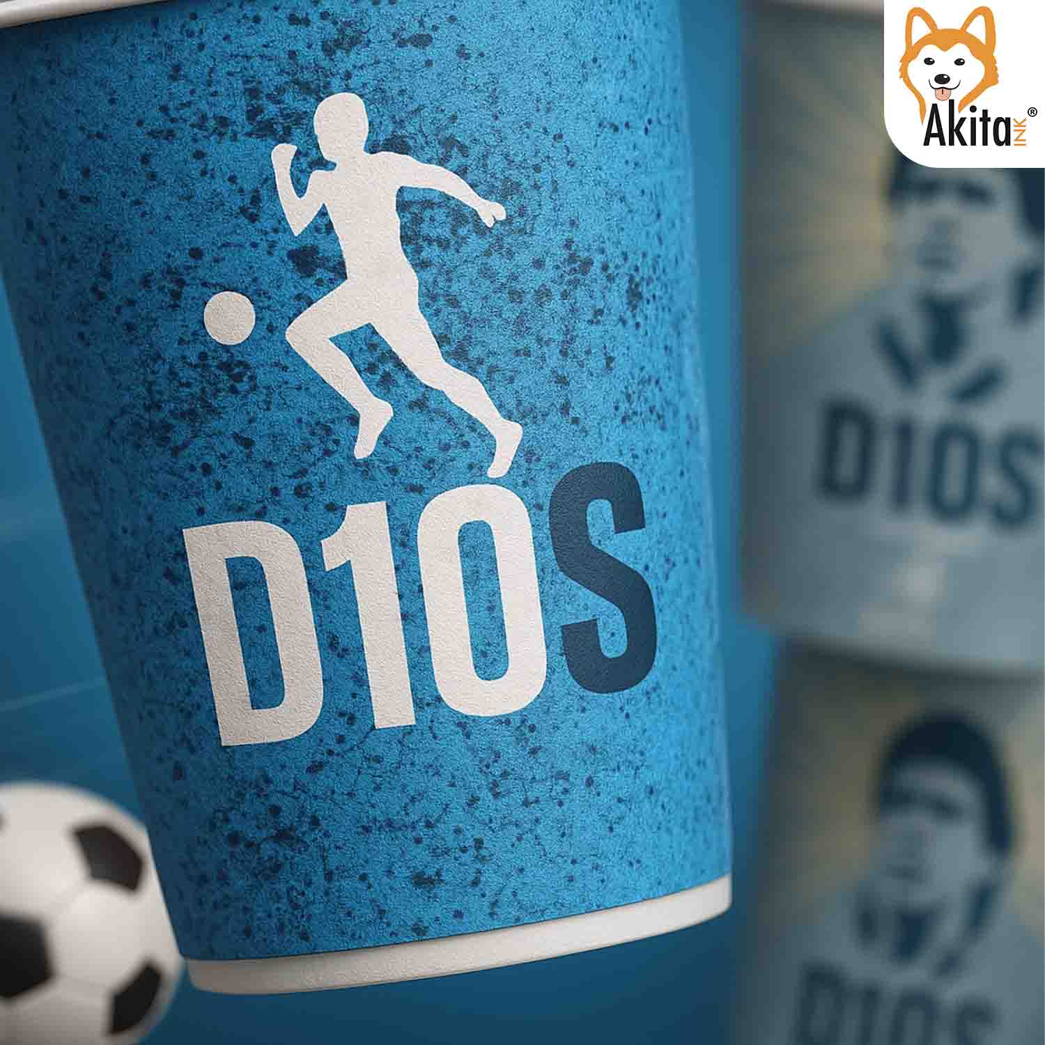 Bicchieri D1OS 250 ml - 500 Pezzi Monouso Calcio foto 4