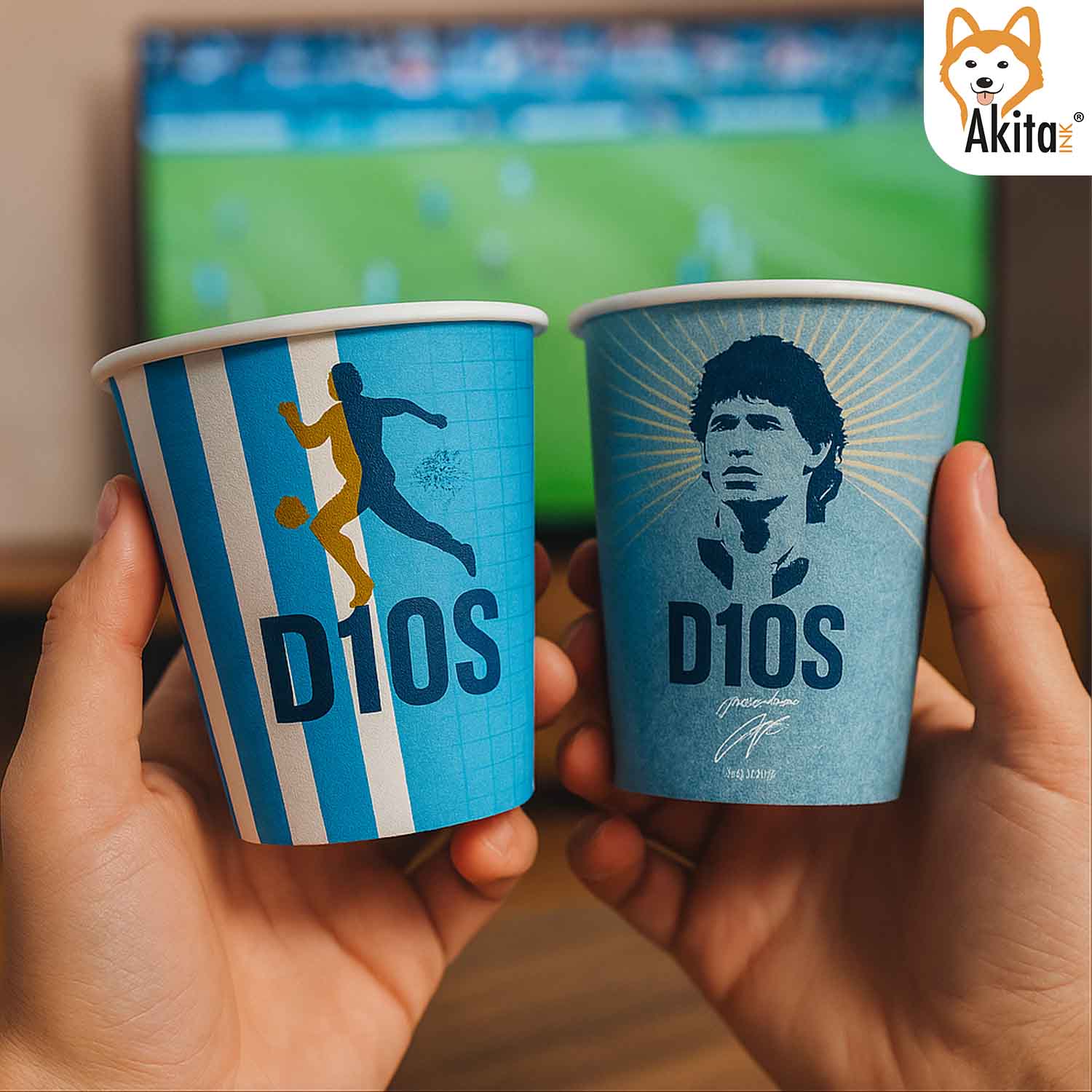 Bicchieri D1OS 250 ml - 500 Pezzi Monouso Calcio foto 3