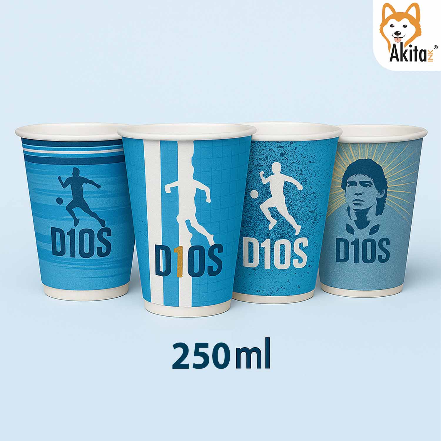 Bicchieri D1OS 250 ml - 500 Pezzi Monouso Calcio foto 6