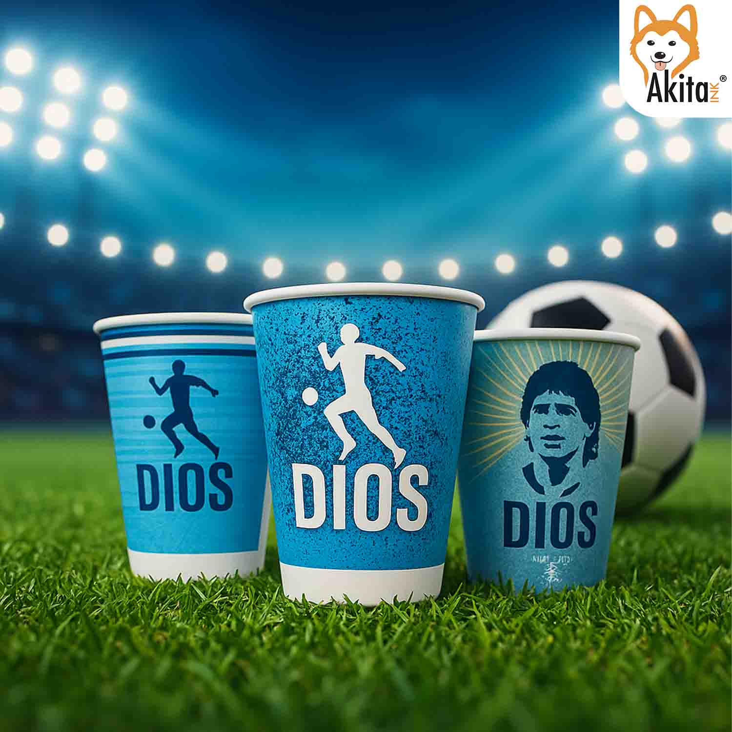 Bicchieri D1OS 250 ml - 1000 Pezzi Monouso Calcio foto 5