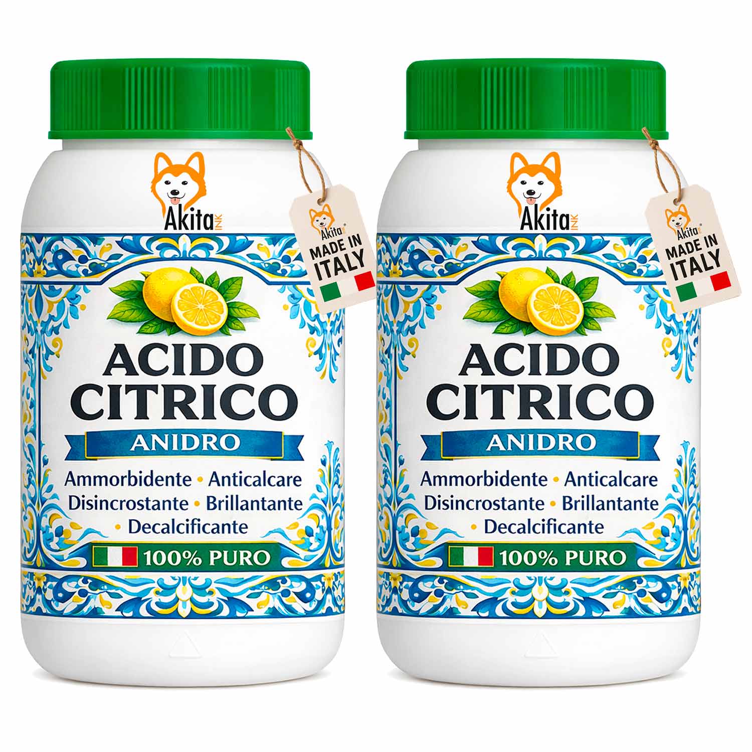 Acido Citrico Naturale 2kg (2pz) - Multiuso Ecologico Casa foto 2