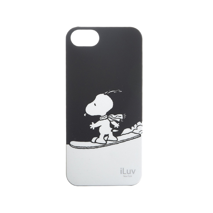 COVER ILUV SNOOPY BLACK ICA7H383BLK PER IPHONE 5 - 5S - SE foto 2