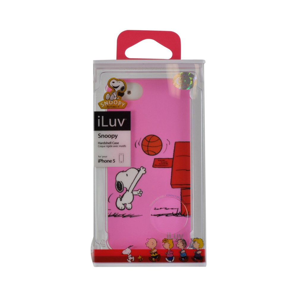 COVER ILUV SNOOPY PINK ICA7H383PNK PER IPHONE 5 - 5S - SE
