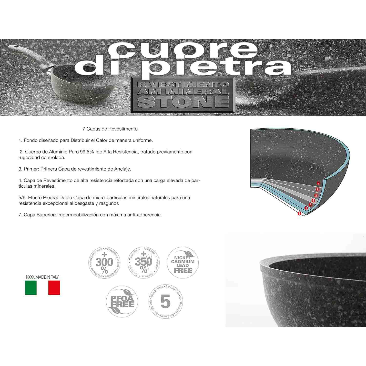 Zanetti Set 12 Cucchiaini Moka Boston Acciaio Inox 18-C foto 4