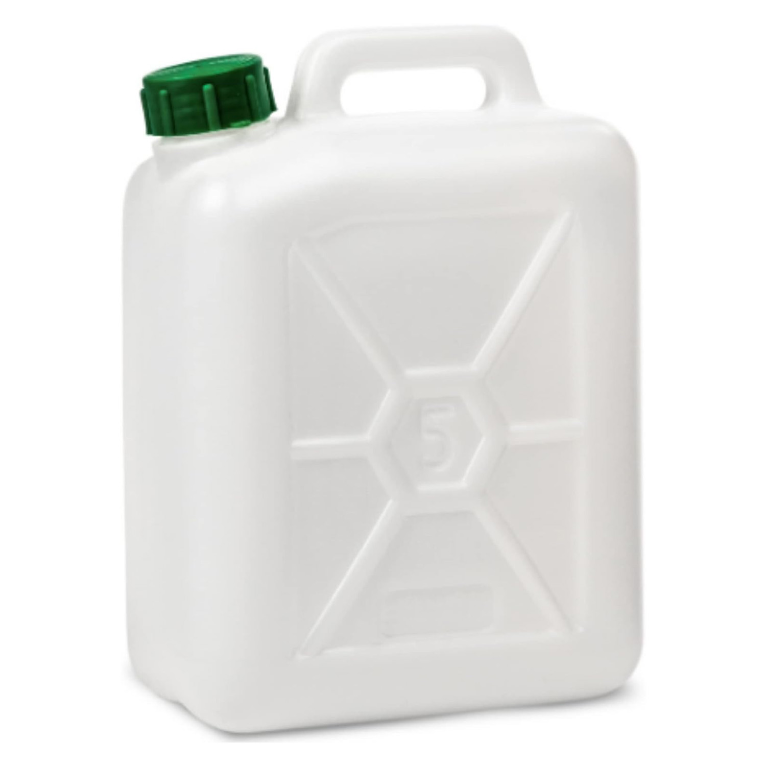 Tanica ecoplast 5l in plastica resistente - made in italy.
