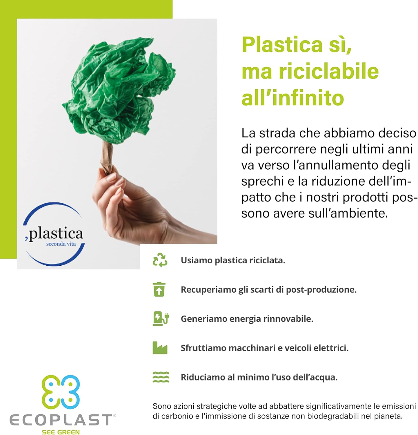 Tanica Ecoplast 5L in Plastica Resistente - Made in Italy foto 4