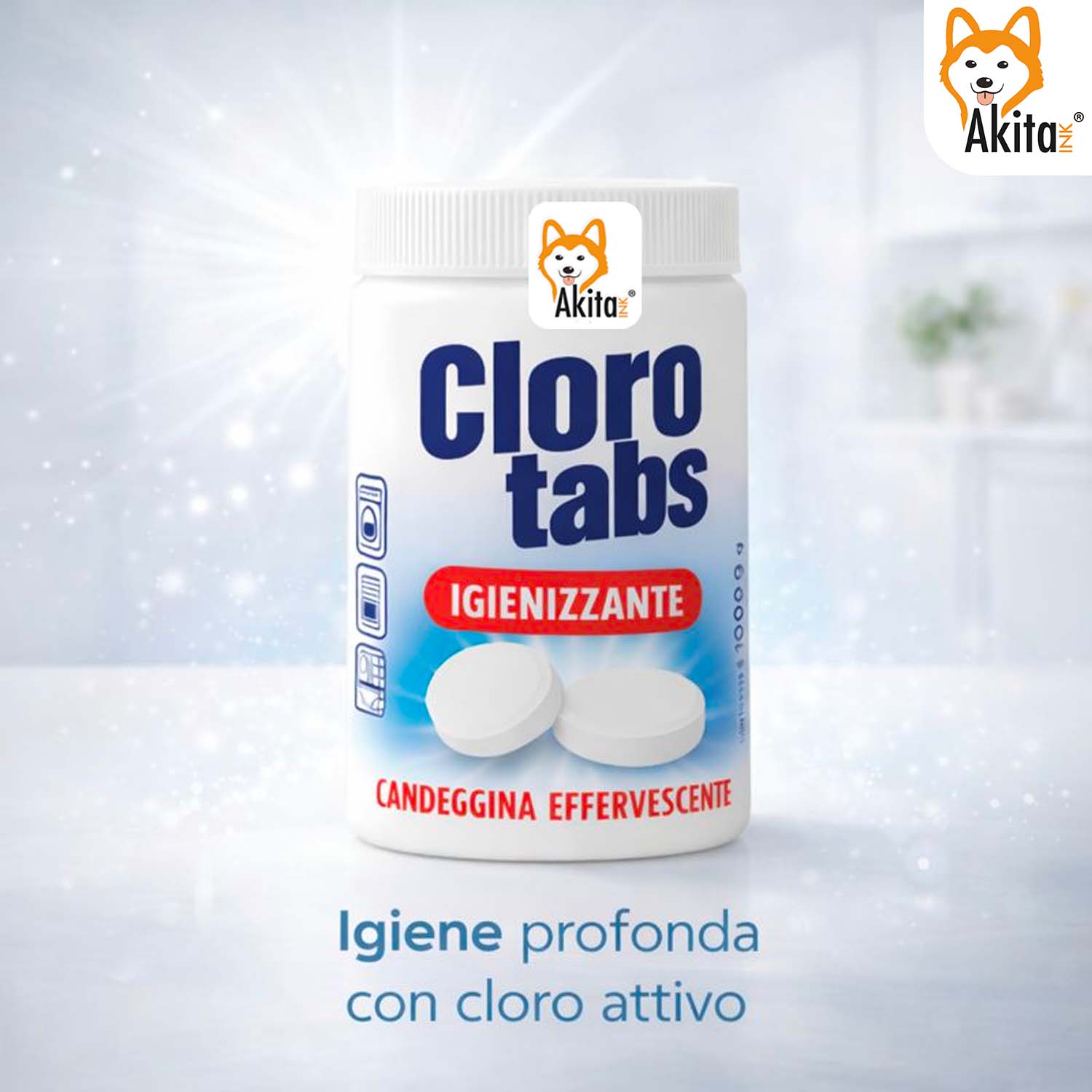 Cloro Tabs 1kg - Pastiglie Multiuso Candeggina foto 6