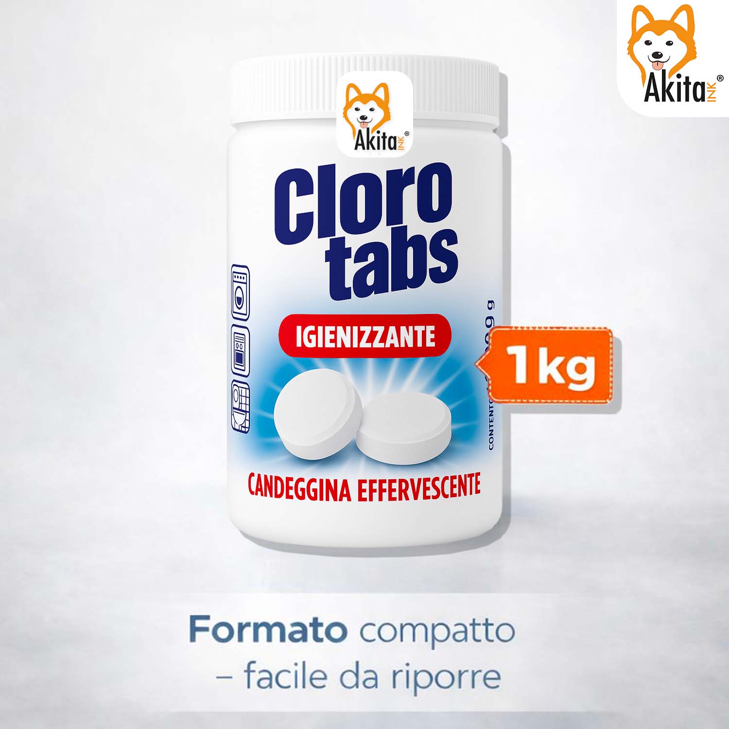 Cloro Tabs 1kg - Pastiglie Multiuso Candeggina foto 5