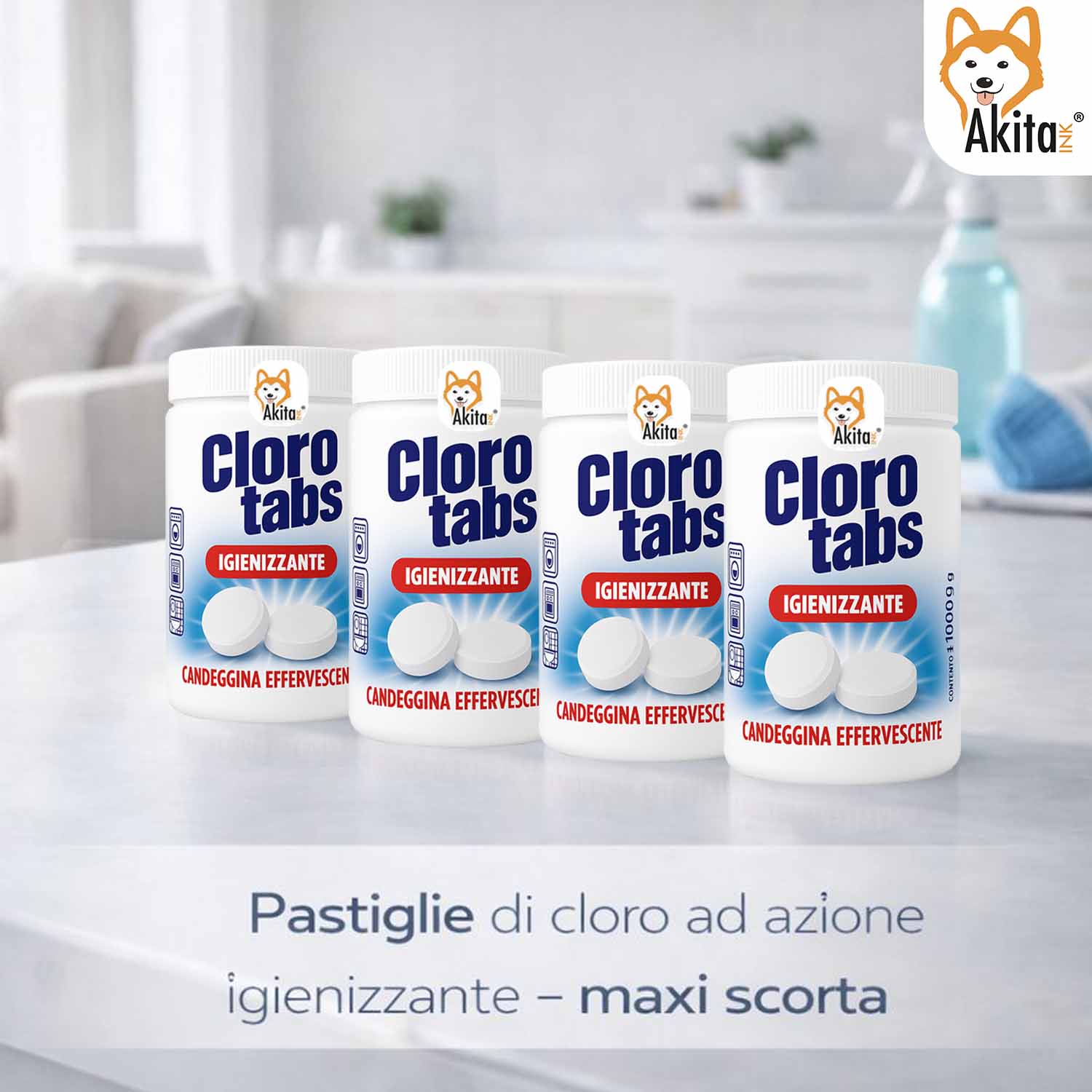 Cloro Tabs 4kg - Pastiglie Multiuso Candeggina foto 6