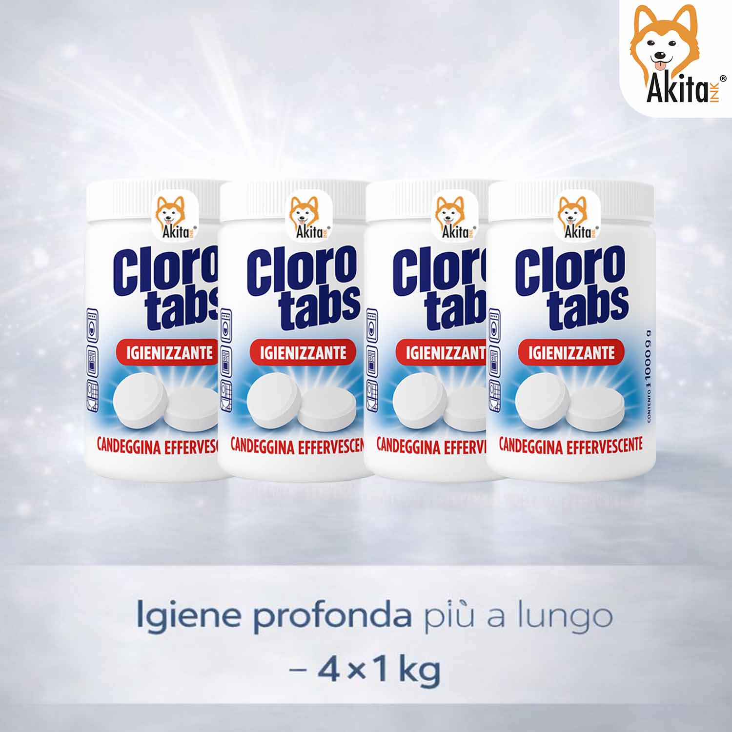 Cloro Tabs 4kg - Pastiglie Multiuso Candeggina foto 4