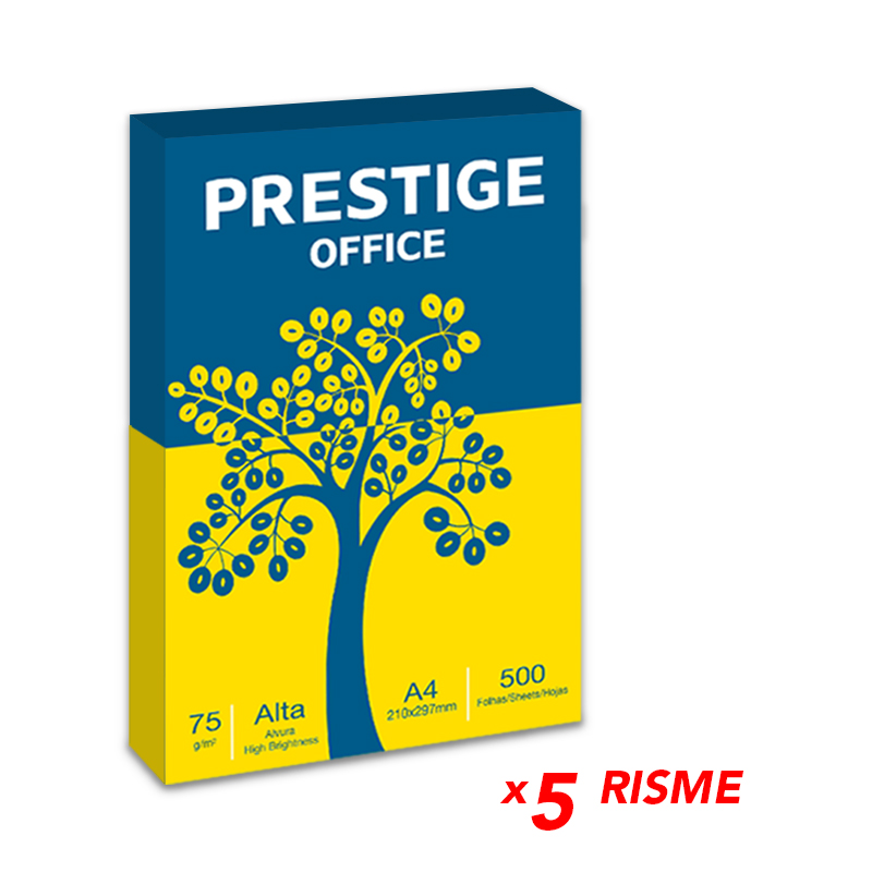 CARTA A4 75GR WHITE 210x297 PRESTIGE Multiuse Paper Brightness97 - 5 RISME foto 2