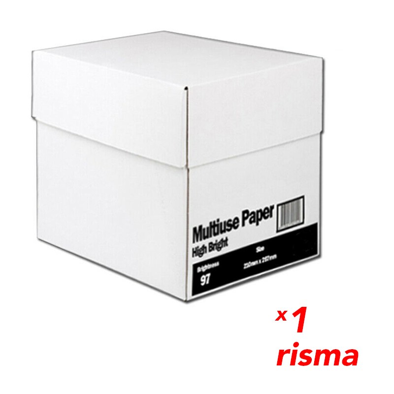 CARTA A4 75Gr/Mq WHITE 210x297 HIGH BRIGHT Multiuse Paper Brightness97 - 1 RISMA