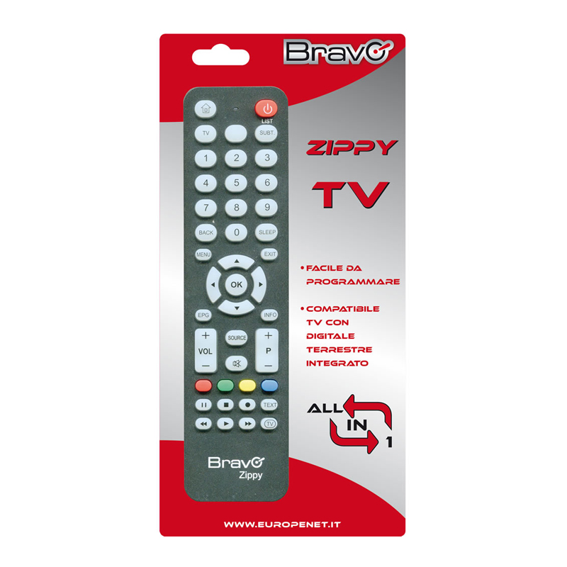 Telecomando universale bravo zippy - 90402304