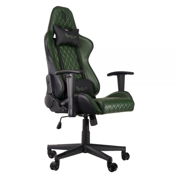 SEDIA GAMING KUI K7 BK/GREEN MILITARY foto 2