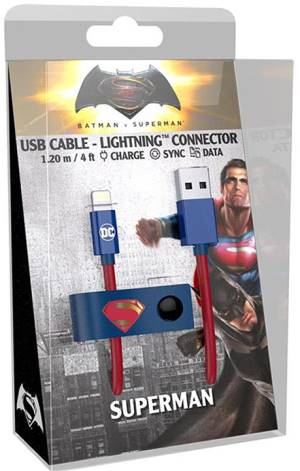 Tribe cavo mfi lightning iphone 1.2m superman