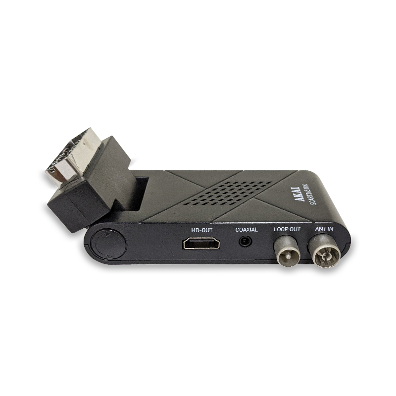 DECODER DVB-T2 MAIN10 H265 HEVC AKAI SCART 26510K PORTA USB foto 2
