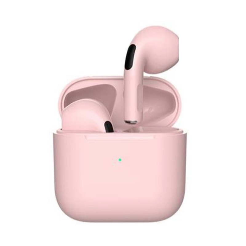 Akai air buds ultra slim - auricolari bluetooth wireless - colore rosa