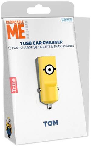 Tribe Caricabatterie da Auto USB Fast Charge 2.4A Minions Carl foto 2