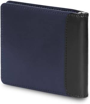 Moleskine Portafoglio in pelle 10 tasche 1 fermasoldi Blu foto 2