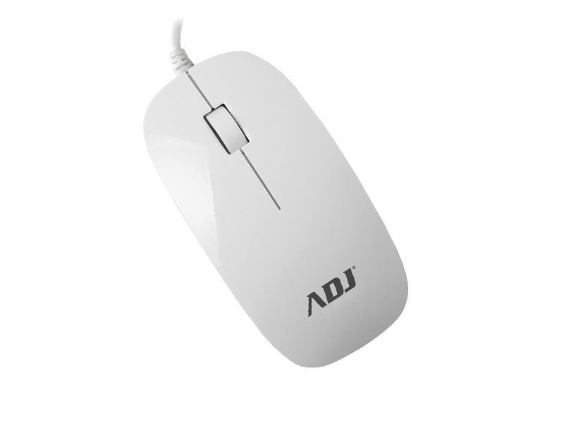 MOUSE USB OTTICO 3D SLIM WH 1000 DPI PLUGPLAY ADJ foto 2