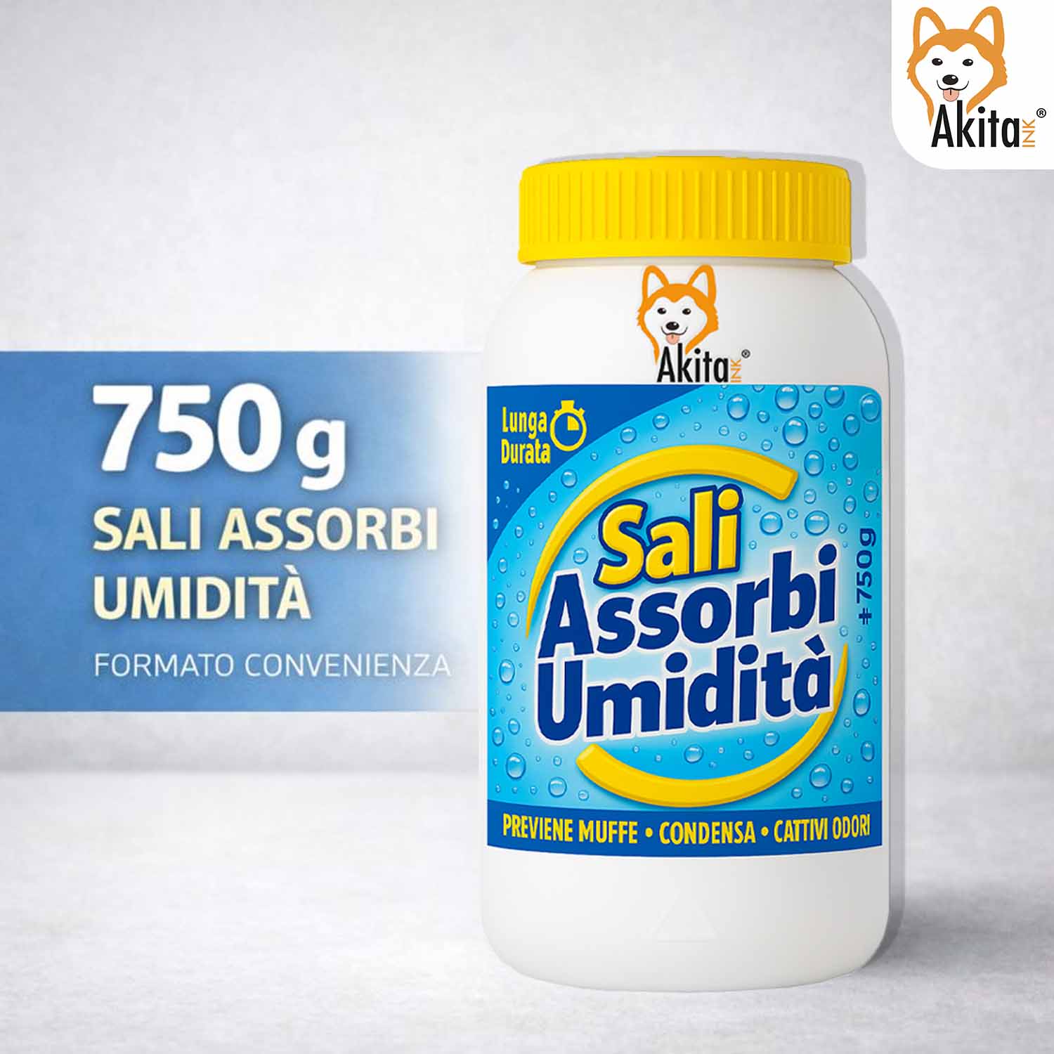 Sali Assorbiumidita' 750 g Antimuffa Ricarica Universale foto 6