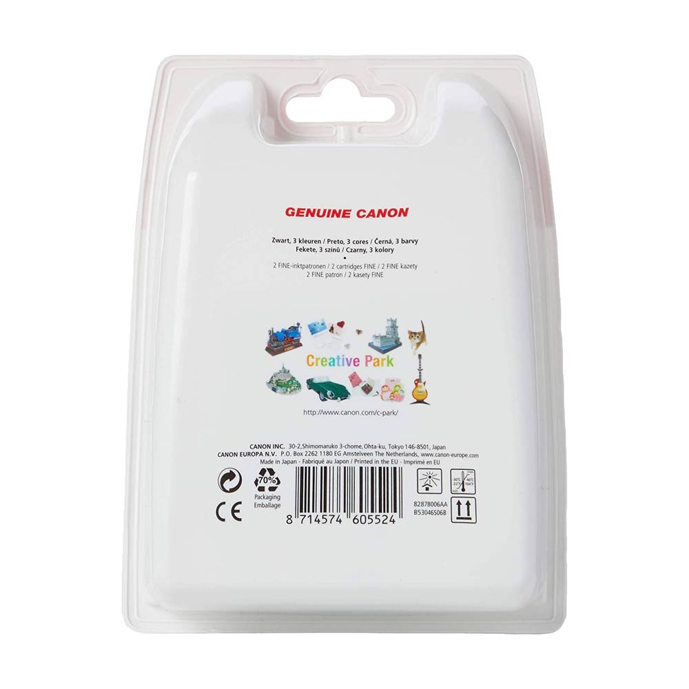 Cartuccia originale multipack Canon PG545 - CL546 inchiostro nero e tricomia  foto 3