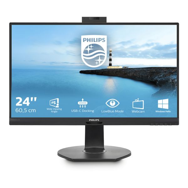 MON 23.8IPS HDMI DP USB C MM PHILIPS 241B7QUBHEB/00 WEBCAM foto 2
