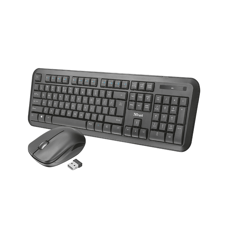TASTIERA TRUST NOVA - WIRELESS + MOUSE KIT 22844 foto 2