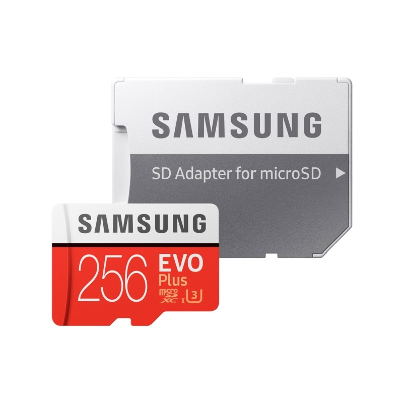 Micro SD Samsung EVO PLUS 256GB MB-MC256H 90/100MB/s + adattat. SD foto 2