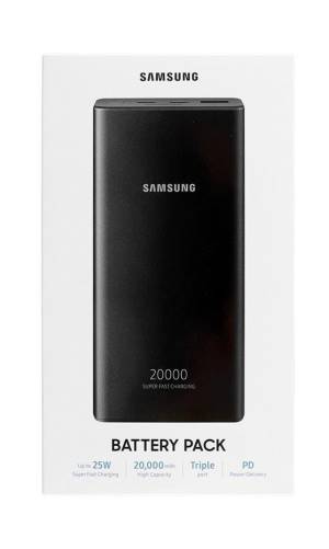 Samsung Powerbank Trio 25W PD EB-P5300 20000mAh Black foto 2