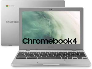 Samsung chromebook 4 11.6 silver celeron n4000/4gb/64gb/chrome os