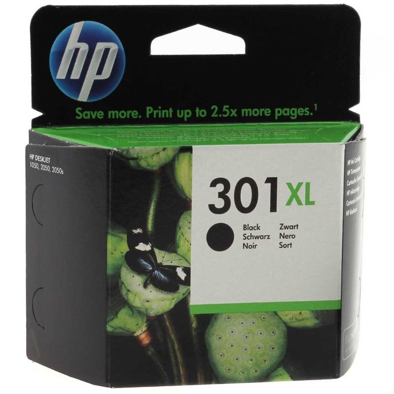 CARTUCCIA ORIGINALE HP CH563EE BLACK 301XL foto 2