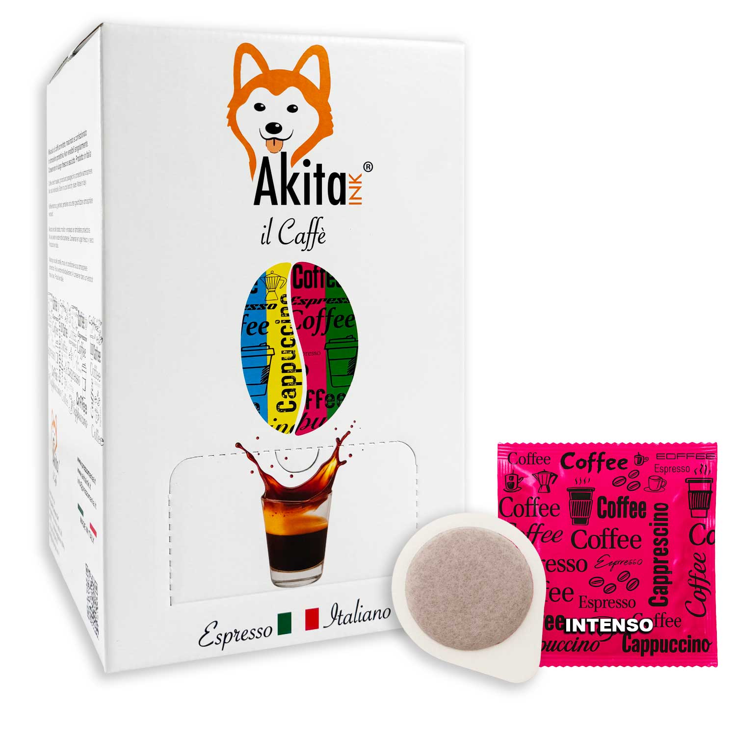 Caffe' Akitaink Cialda Miscela Intenso - 50 Cialde Ese foto 2