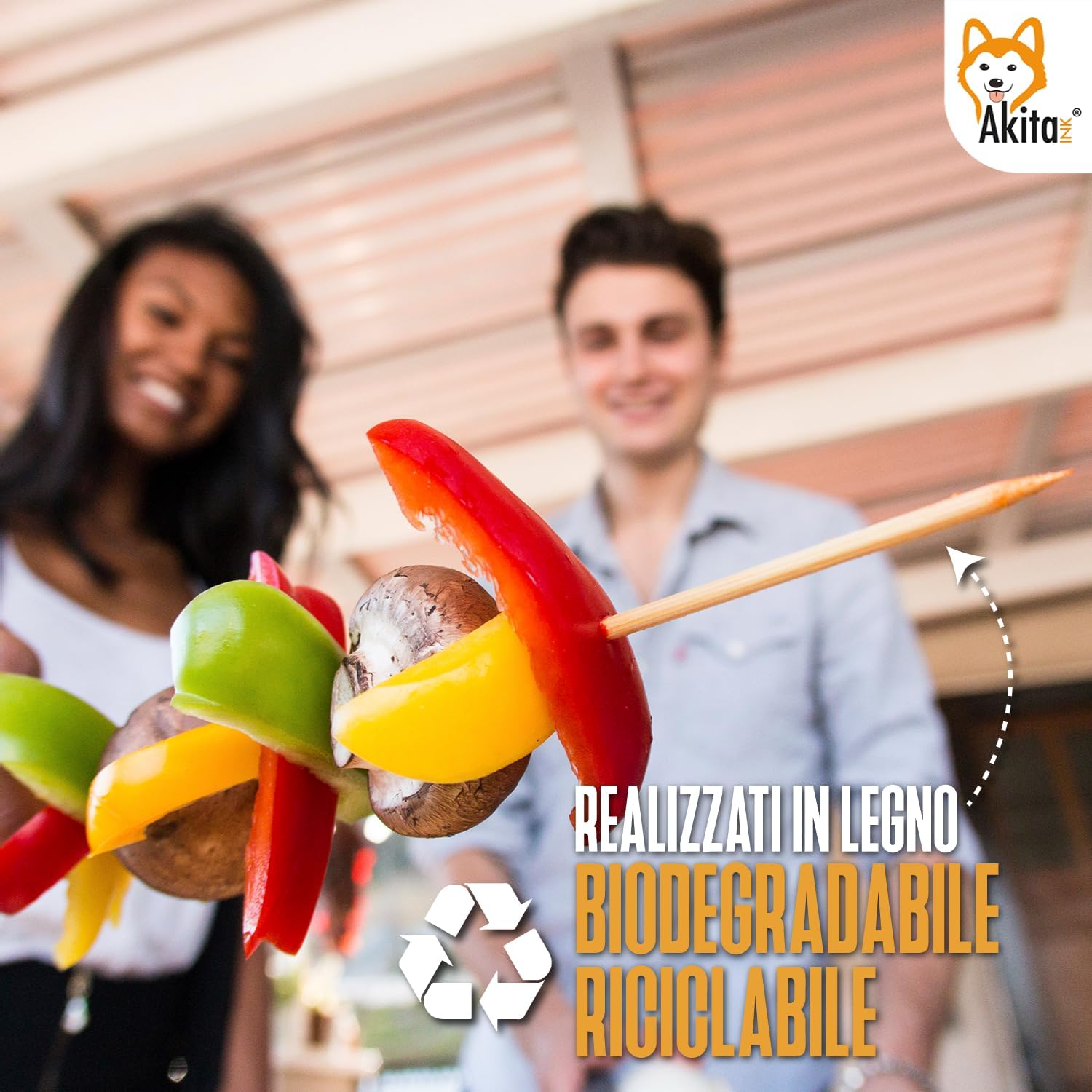 Spiedini Bambu' 25cm Naturali | 1200 Pezzi BBQ & Finger Food foto 4