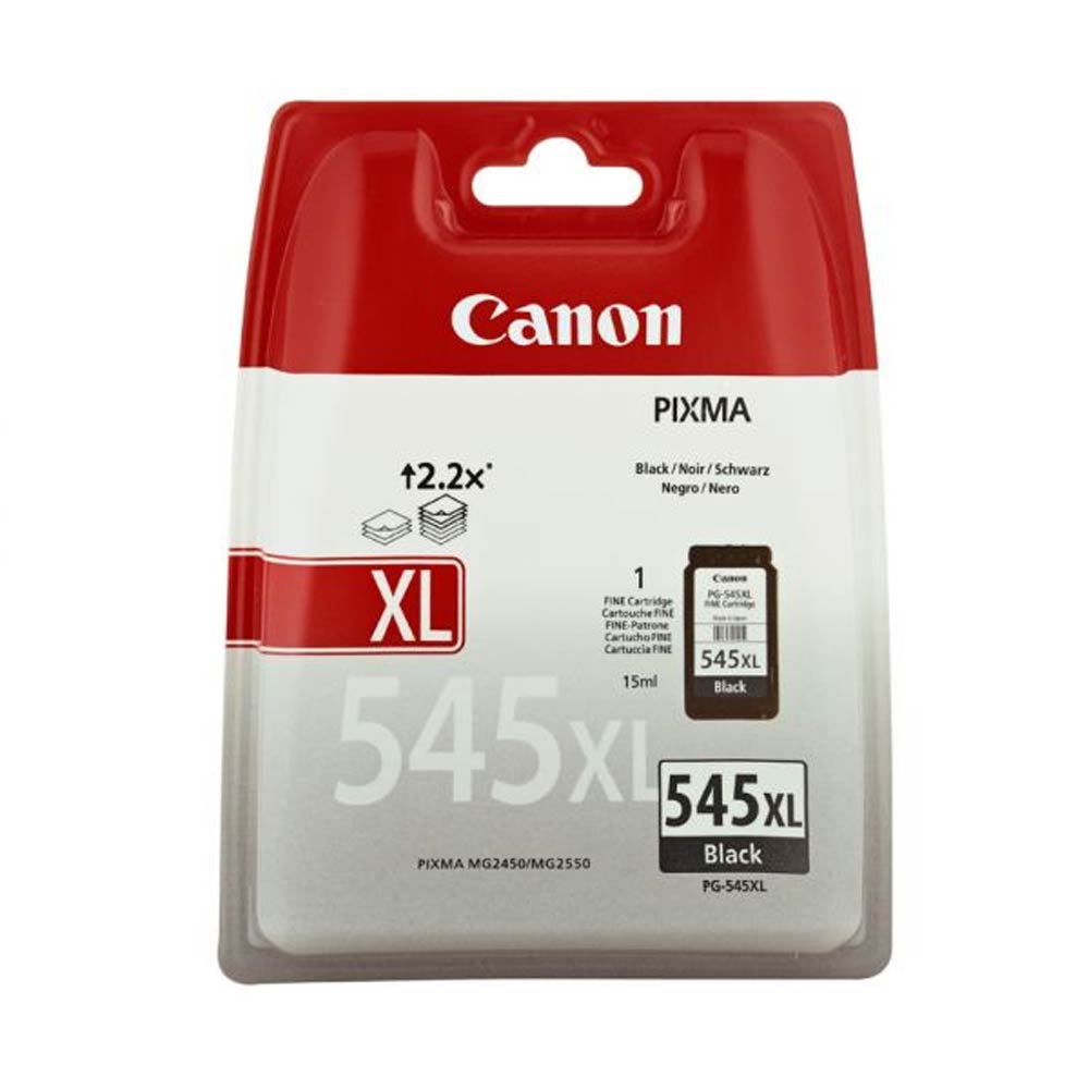 Cartuccia originale Canon PG-545XL colore nero alte prestazioni di stampa foto 2