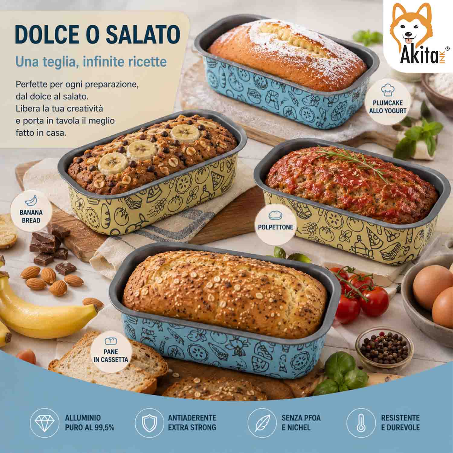 Teglia Plumcake Friggitrice 18 cm Antiaderente foto 6