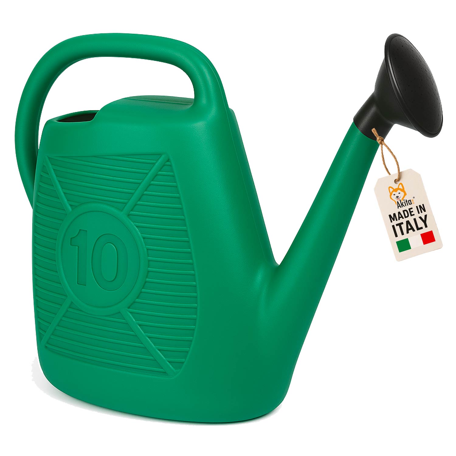 Annaffiatoio 10L Plastica Riciclata per Giardino foto 2